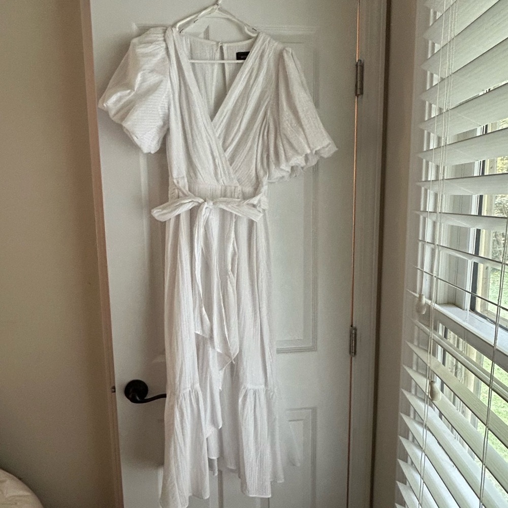 White MINKPINK High-Low Dress